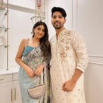Aashna Shroff Instagram - festive szn is finally upon us ✨ Armaan: wearing @payalsinghal footwear @solefactor_ styling @malvika_tater Aashna: wearing @shantibanaras