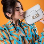 Aashna Shroff Instagram - me and my new Gucci Girl 🧡 #GucciHorsebit1955 @gucci