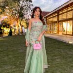 Aashna Shroff Instagram - in my desi era lately and I can’t complain 🤭 wearing @amaare.in earrings are @amamajewels