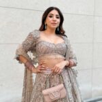 Aashna Shroff Instagram - Favourite time of the year and hands down my favourite lehenga too 🌟 @taruntahiliani