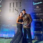 Aashna Shroff Instagram - For #TheElleList night, where I bagged a winner 😉 always proud of you and all that you do @armaanmalik 🖤 Styled by @malvika_tater Wearing @rohitgandhirahulkhanna Jewellery @anayah_jewellery Shot by @assd_khan