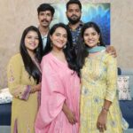 Aastha Chaudhary Instagram - Happy Rakshabandhan to all 🌸 #family Wearing- @saviindia Customized rakhi - @doodle_wish Alwar City, Rajasthan, India