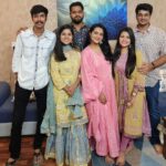 Aastha Chaudhary Instagram - Happy Rakshabandhan to all 🌸 #family Wearing- @saviindia Customized rakhi - @doodle_wish Alwar City, Rajasthan, India
