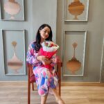 Aastha Chaudhary Instagram - Weekend vibes 🌸💖 #goodvibesonly Wearing- @neofaaofficial Location- @nestjaipur Jaipur, Rajasthan