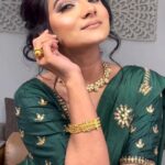 Aastha Chaudhary Instagram - Vintage vibes ✨️ 🌸 MuA- @mora_makeovers Outfit- @morabyshivani Jewellery- @desire_by_rakheenarula