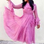 Aastha Chaudhary Instagram - Everyday is pink day 🌸 💗 #happyday #goodvibes #pinkday Wearing- @seedsoffusion_india 😍 #indiandesigners #supportsmallbusiness #supportindiandesigners #madeinindia #madewithlove #seedsoffusion #aasthachaudhary