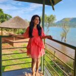 Aastha Chaudhary Instagram - Jo hai bas yehi ek pal hai 🌸💖 Sangai Villa by Gangotree Homes & Holidays, Casuarina, Pune dist., India.