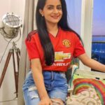 Aastha Chaudhary Instagram - GGMU 🔥 ❤️ #oncearedalwaysared #manchesterunited #weareunited Mumbai, Maharashtra