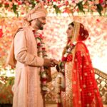 Aastha Chaudhary Instagram - In the light of Love, Faith & Blessings, We decided to unite forever. 25-04-2022 💖🧿✨ Aastha & Aditya Photography- @arrt_photos MUA- @skincoach_ishanagra Styled by - @shrishtijetli Jewellery - @sbj.jewellery Aditya's outfit - @ankurarora_bespoketailoring #newbeginnings #justmarried #gratitude #blessed #aasthachaudhary @wedeilicious @wedmegood @weddingz.in @indianweddings @wed.vows Hotel Kanha Shyam , Allahabad