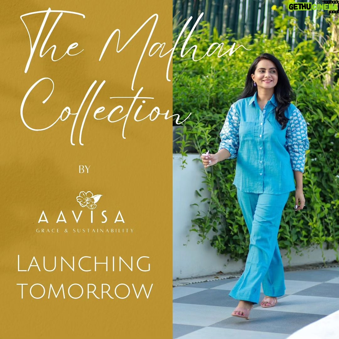 Aastha Chaudhary Instagram - Introducing Aavisa's debut collection "Malhar" - inspired by the colors of rainy season πΈπ§ Discover the beauty of conscious fashion & join us on this journey towards a more stylish and sustainable future. #Aavisa #DebutCollection #ConsciousFashion #Empowerment #Sustainability