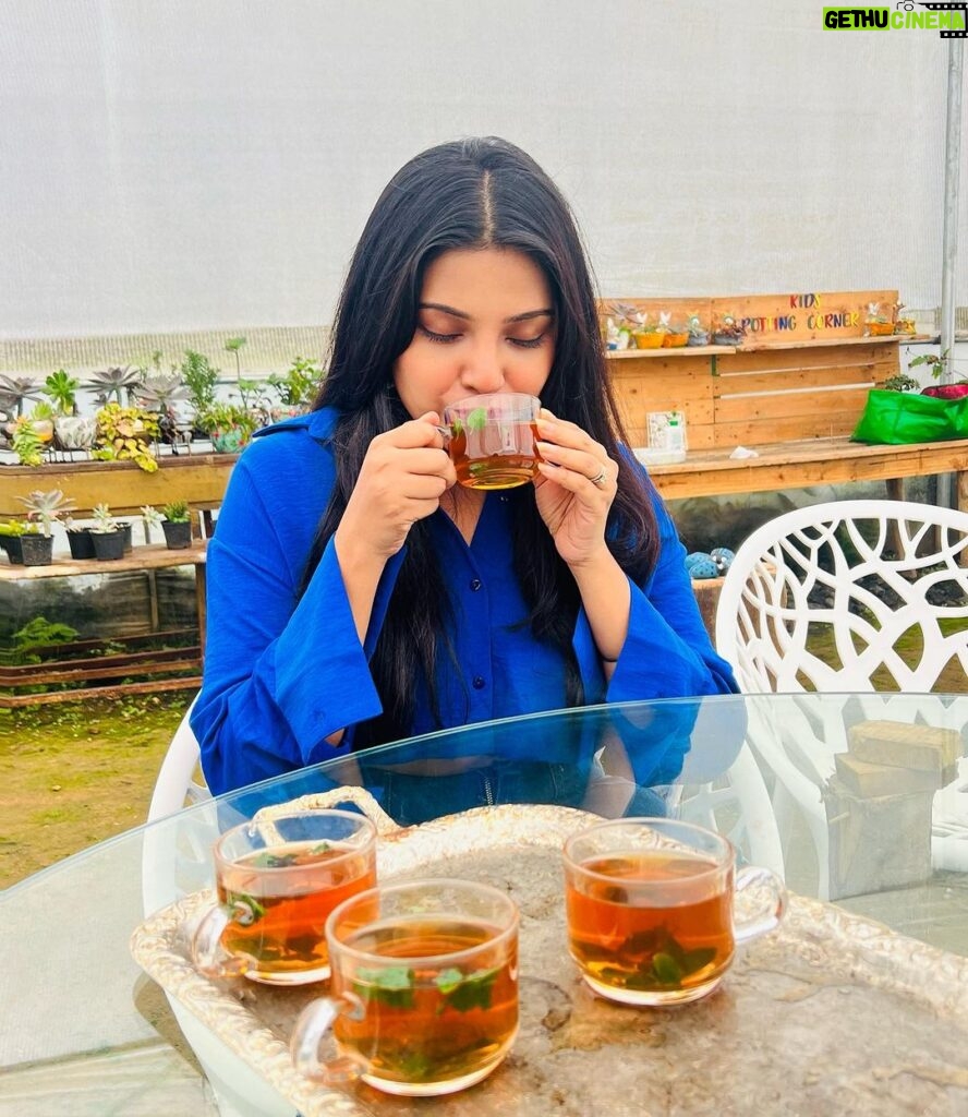 Aathmika Instagram - Embracing the simplicity of farm life – where every moment is a breath of fresh air and every view paints a picture of serenity 🌾 🦆🐇 🍓 🫖 ☕️ #FarmLife #simplejoys