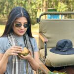 Aathmika Instagram – Searching for tiger ended up having snacks in middle of the jungle for most of my safari’s but god has been kind to let me spot 3 tigers on my last day of safari 🐅

The thrill is to watch tiger in its natural habitant but the sheer high is to have few seconds of eye contact, phew literally dead moment.. 🐯 

#Junglelife Bandhavgarh National Park