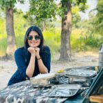 Aathmika Instagram – Searching for tiger ended up having snacks in middle of the jungle for most of my safari’s but god has been kind to let me spot 3 tigers on my last day of safari 🐅

The thrill is to watch tiger in its natural habitant but the sheer high is to have few seconds of eye contact, phew literally dead moment.. 🐯 

#Junglelife Bandhavgarh National Park