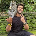 Abijeet Duddala Instagram – #MonkeyMonday .. 🐒 

#latergram #monkeybusiness #monkey #bali #ubud #travel #wanderlust #animals #nature #forest #hindu #temple #monkeytemple #monkeyforestbali Monkey Forest