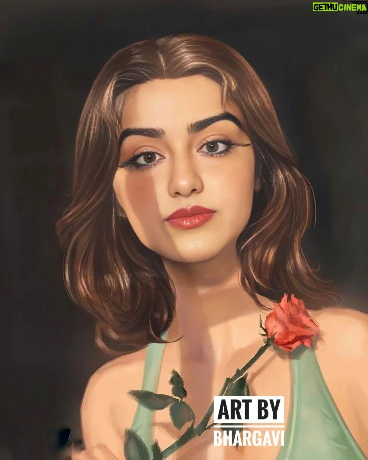 Adah Sharma Instagram - Art of @adah_ki_adah mam #adhasharma #miss_rathod #artbybhargavi #bhargavians #loveyou #instagram #animation #dance #trending #reels #reelitfeelit❤️❤️ #thekeralastory #adahsharma #mostfamouspaintings #adhakiadah #artforadha