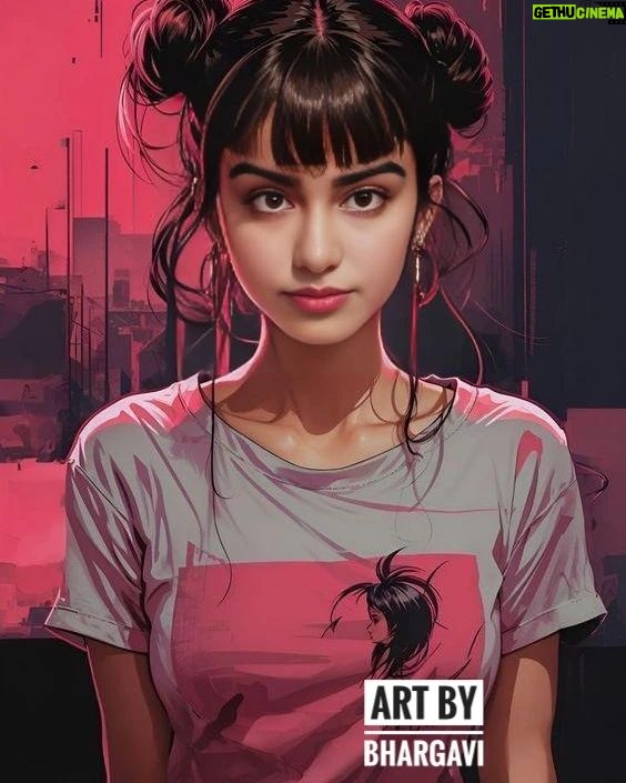 Adah Sharma Instagram - Art of @adah_ki_adah mam #adhasharma #miss_rathod #artbybhargavi #bhargavians #loveyou #instagram #animation #dance #trending #reels #reelitfeelit❤️❤️ #thekeralastory #adahsharma #mostfamouspaintings #adhakiadah #artforadha