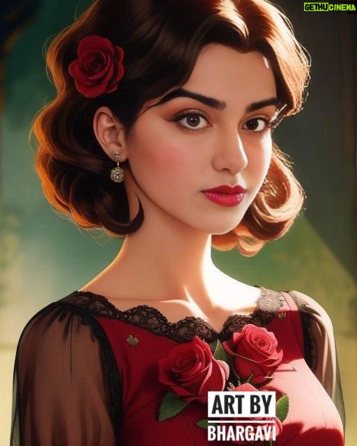 Adah Sharma Instagram - Art of @adah_ki_adah mam #adhasharma #miss_rathod #artbybhargavi #bhargavians #loveyou #instagram #animation #dance #trending #reels #reelitfeelit❤️❤️ #thekeralastory #adahsharma #mostfamouspaintings #adhakiadah #artforadha