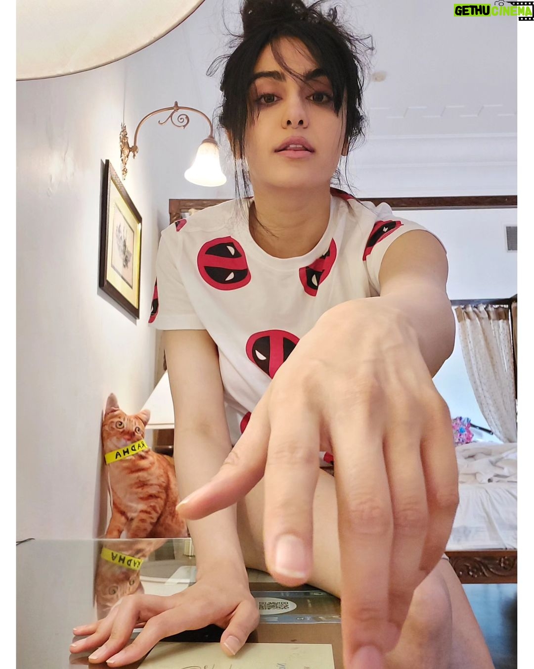 Adah Sharma Instagram - Kaun main? Haan tum ! Bas tum? Ohffooh ππ§ββοΈππ§ββοΈπ€ Spiderman X Deadpool π¦π€ΈββοΈπ§