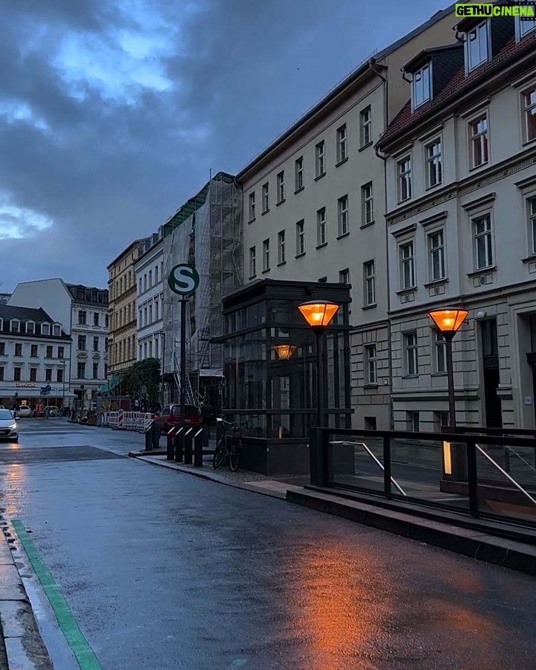 Aditi Chengappa Instagram - Streetlights adding color to a grey winter day in Berlin. I have come to appreciate the beauty of all the seasons here and no longer find myself dreading winter! It is cold and grey on many days but there are beautiful silences to be found๐ And when it snows, it is nothing short of magical โ๏ธ However, I have never felt more love towards the Sun in my life either. ๐ S Oranienburger Strasse, Tucholskystrasse : : : #berlinwinter #berlincity #berlinstreets #moodygrams #visitberlin Berlin, Germany