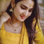 Aditi Ravi Instagram - Overcome evil with good ✨ Happy Navaratri 💫 📸 @rahulphotoshoot 👗 @mariyamz_designs @riyaag.ag.3 Thankyou dear for this outfit 🤗 #navaratri #new #goodness #change