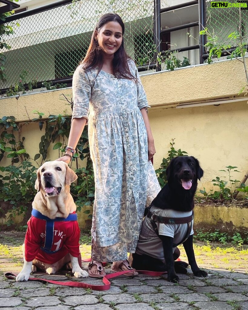Aditi Ravi Instagram - A little love makes a big difference ❤ @we_teddy_and_tessa 🐾🤗 #new #pets #teddy #tessa #instadaily