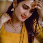 Aditi Ravi Instagram – Overcome evil with good ✨
Happy Navaratri 💫

📸 @rahulphotoshoot 
👗 @mariyamz_designs 
@riyaag.ag.3  Thankyou dear for this outfit 🤗

#navaratri #new #goodness #change