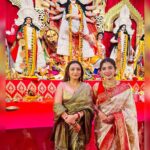 Adrija Addy Roy Instagram - Ashtami night it was ❤️✨ . . . . . . . . . . . . . . . . #durgapuja #mumbai #2023 #ashtami #night #adrijaroy #photooftheday #instapic #instapost #instagood #instalove #instalike #insta #instagram . North Bombay Durga Puja