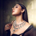 Adrija Addy Roy Instagram - 🖤💫 Styled by @rudra_saha_official Photography @soumya_singha_photography Makeup and hair by @lookzchakraborty Jewellery @prismjewelryofficial Bralet @black.in.vogue Style team @ishita.dutta_official @bsuryadeep @subir.love . Mumbai, Maharashtra