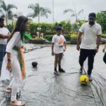 Adrija Addy Roy Instagram - Participated in almost all the games and enjoyed thoroughly! Great way to unite together on such an important day 🤍✨ Mumbai, Maharashtra