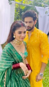 Adrija Addy Roy Instagram - Imlie & Agasthya ✨ Keep watching #IMLIE ,Everyday at #8_30pm only on @starplus 🎥 - @modern_hair_style__ ✌️ . . . . . . . . . . . . . . #imlie #agasthya #aglie #imya #adrijaroy #saiketanrao #new #reel #newpost #instagram . Film City, Goregaon