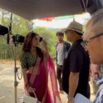 Adrija Addy Roy Instagram - Shoot sequence with talented @adrija_roy_official Its not easy to perform such difficult scene especially in difficult situation.. outdoor shoots are hectic not only for the crew but for actors aswell.. #shootlife #outdoorshoot #adrijaroy #btsedits #shootfamily Mumbai, Maharashtra