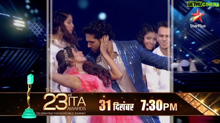 Adrija Addy Roy Instagram - ITA Awards ka jashn hua aur bhi khaas, Imlie aur Agasthya ki zabardast performance ke saath!😍 Dekhiyega zaroor, #23rdITAAwards, 31st December, shaam 7:30 baje, StarPlus aur Disney+ Hotstar par. @adrija_roy_official @saiketanrao @theitaofficial @colgatein @epsonindia @garnierindia @cadburydairymilksilk @lenovo_india @vaselineindia @marutisuzukiofficial #itaawards #ita2023 #itastar31dec