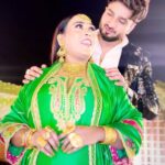 Afsana Khan Instagram - ਨਾਲ਼ ਖੜ੍ਹ ਕੇ ਤਾਂ ਦੇਖੀਂ ਕਿੰਨੇ ਸੋਹਣੇ ਲਗਦੇ, ... #afsaajz❤️ #afsaajzforever @saajzofficial 🌙 Beautiful outfit @akritibyshakun 💚 Makeup @glamgoddesscharan 💜 #afsaajz #blessed #justiceforsidhumoosewala Chandigarh, India