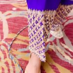 Afsana Khan Instagram - 💜💜 Beautiful suit @akritibyshakun 💜 Makeup @gavy_the_makeup_artist