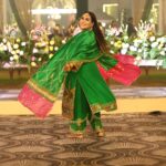 Afsana Khan Instagram - 💚 Outfit @akritibyshakun 💚 Makeup 💄 @glamgoddesscharan 💚 Chandigarh, India