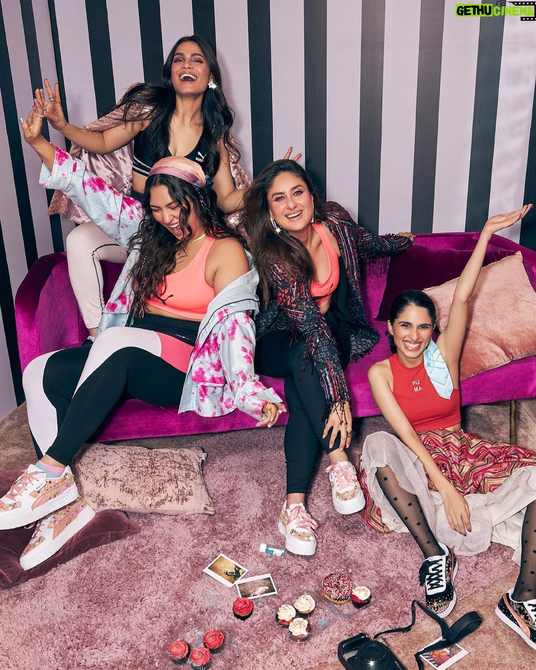 Aisha Ahmed Instagram - Happy to join the Cool Cats at @pumaindia 🐈⬛ Kicking off the association with #Pumaxfizzygoblet ✨ @myntra #Ad