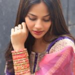 Aishwarya Dutta Instagram - Gulaboooooo 💐💐💐💐💐 Shot by - @varuun.jpg Bangles by - @bangles_by_valayaa_boutique