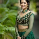 Aishwarya Dutta Instagram - Happy Diwali 🪔🪔🪔🪔🪔🪔🪔 Make over by - @vijiknr Wearing- @nirali_design_house Jewellery- @bronzerbridaljewellery Shot by - @g3_photography