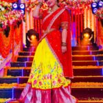 Aishwarya Pisse Instagram - Sometimes all u need is a little splash of colours in ur life and also in ur appearance🌈 Outfit: @kowshiki_couture Hyderabad