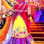 Aishwarya Pisse Instagram - Sometimes all u need is a little splash of colours in ur life and also in ur appearance🌈 Outfit: @kowshiki_couture Hyderabad