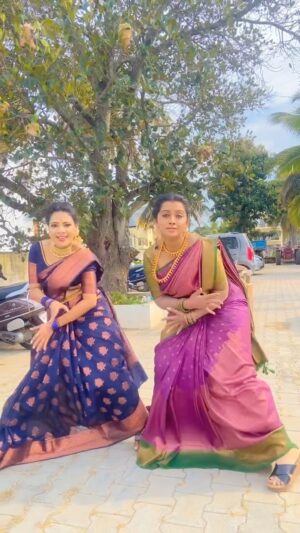 Aishwarya Pisse Instagram - #instatrending #rakammaremix #shootgap #festiveday #shootingfun #sundariserial #udayaserial #udayachannel @bhavyapoojary_official