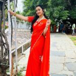 Aishwarya Pisse Instagram - #sammohanuda #instatrending #southindian #telugusongs Saree pure Organza saree by: @ishu.closet5