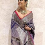 Aishwarya Rajesh Instagram - Keep calm and wear a saree ❤️ Wearing @pashudh