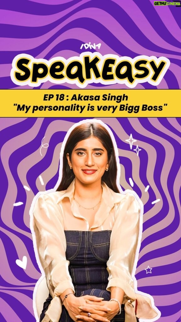 Akasa Instagram - @akasasing is so relatable FR FR 🤣👍🏻 Bigg Boss or Fear Factor? Physical strength or mind games? What does Akasa prefer? Head on to our Youtube channel to watch the new episode of #iDivaSpeakeasy ft. @akasasing and her killer meme knowledge 🥰💕 . . . #akasasingh #reels #viral #speakeasy