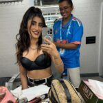 Akasa Instagram - so.. THIS happened. I know it ended with a heartbreak, BUT.. remembering ALL the massive crazy wins through the season, (and focusing only on the fact that I got to perform at the World Cup shush aur kuch nai hua shush 🥹💔) thank you for this opportunity @ipritamofficial ❤️ @jitesh24_ WU HUU! 🫶🏼 • • #worldcup #iccworldcup2023 Narendra Modi Stadium - Ahmedabad