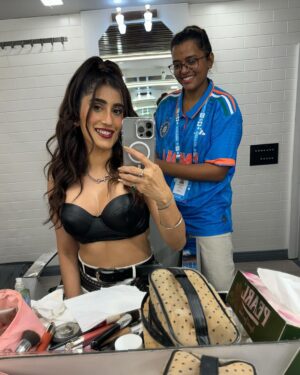 Akasa Instagram - so.. THIS happened. 
I know it ended with a heartbreak, BUT.. remembering ALL the massive crazy wins through the season, (and focusing only on the fact that I got to perform at the World Cup shush aur kuch nai hua shush 🥹💔)
thank you for this opportunity @ipritamofficial ❤️ @jitesh24_ WU HUU! 🫶🏼
•
•
#worldcup #iccworldcup2023