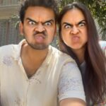 Aksha Pardasany Instagram - @kaushal_dp and me, in a nutshell ❤️ Merry Christmas everyone ❤️