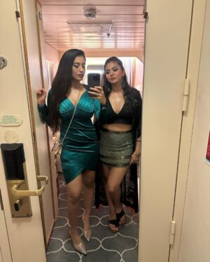 Akshata Sonawane Instagram - Our cruise trip in a nutshell 🌰 

Don’t miss the last picture 🤫🤣