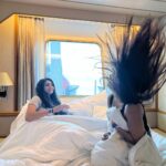 Akshata Sonawane Instagram - Our cruise trip in a nutshell 🌰 Don’t miss the last picture 🤫🤣 Mumbai - मुंबई