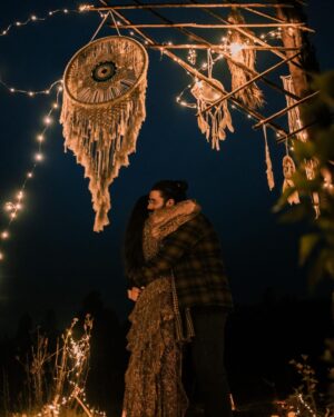 Akshata Sonawane Instagram - I met a guy a year back and I fell in love. The kind of love I’ve only always imagined to one day find. The kind of love I didn’t know exists.

I fell in love with his innocence, his kindness, his patience and his efforts.
I fell in love with his chicken curry he one day made for me just because I was missing home food.
I fell in love more and more watching him with his family and eventually I fell in love with his family.
I fell in love with his “adi na pilla ra!”
I fell in love everytime he went down on his knee, drunk proposing me and waking up the next day cursing himself saying “I want to do this right!”

And right he did.

I’ve always imagined my dream proposal to be in the mountains. In the abundance of green, nature’s peace, nippy breeze and a little drizzle.

On the eve of 9th October 2023, the man of my dreams got down on one knee and asked me to marry him, in the most perfect way possible.
..and I said YES! 💍❤️

PC: @clickzz_ofraj